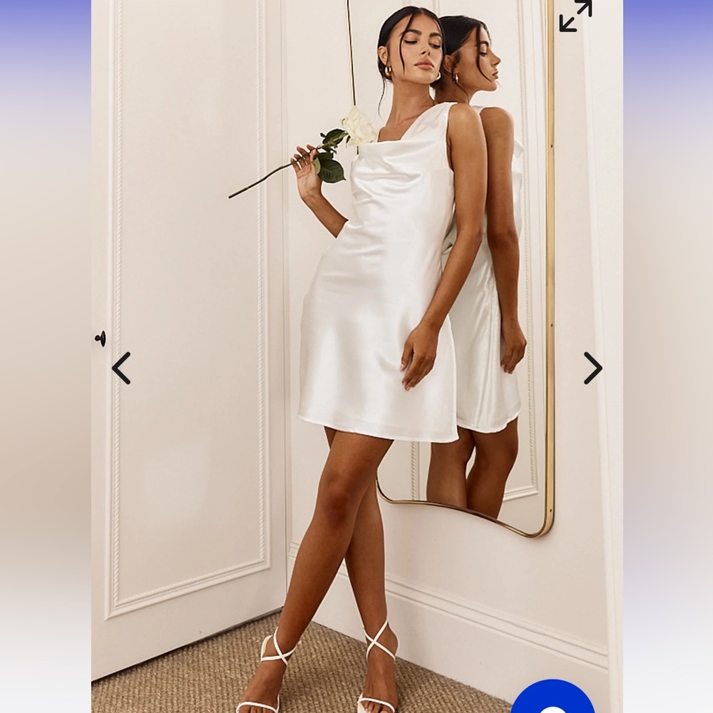 Selfie Leslie White Mini Dress